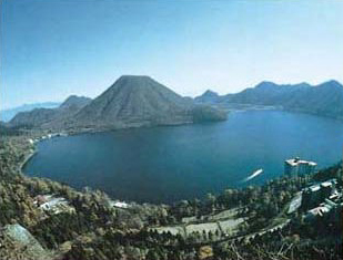 榛名湖と榛名富士の写真