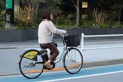 シェアサイクル使用イメージ