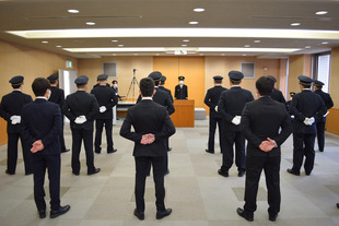 画像　辞令交付式の様子