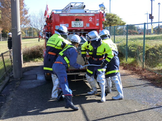 総合震災訓練（都立六仙公園）