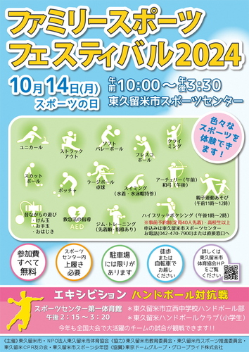 ファミリースポーツフェスティバルのポスター