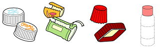 ラベル・キャップのイラスト