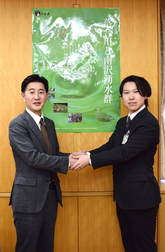 画像　表敬訪問の様子