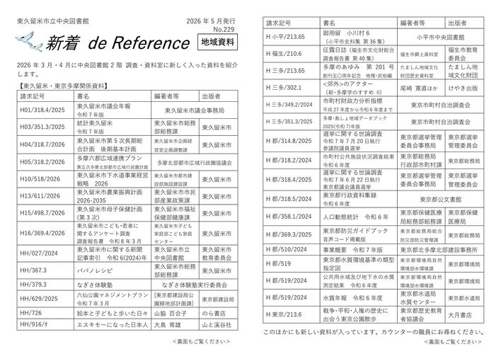 新着 de reference